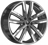 КиК Premium КР014 (20Geely Tugella) 8.0x20/5x108 ET46 D63.35 Diamond gloss graphite